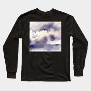 Abstract Watercolor Sky Long Sleeve T-Shirt